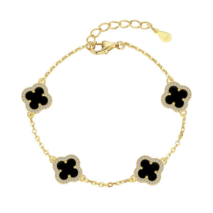 [Kincade Jewelrys]Four-Leaf Clover Exquisite Bracelet