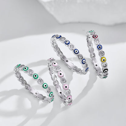 [Kincade Jewelrys]Sparkling Vibrant Round Shape Daily Ring