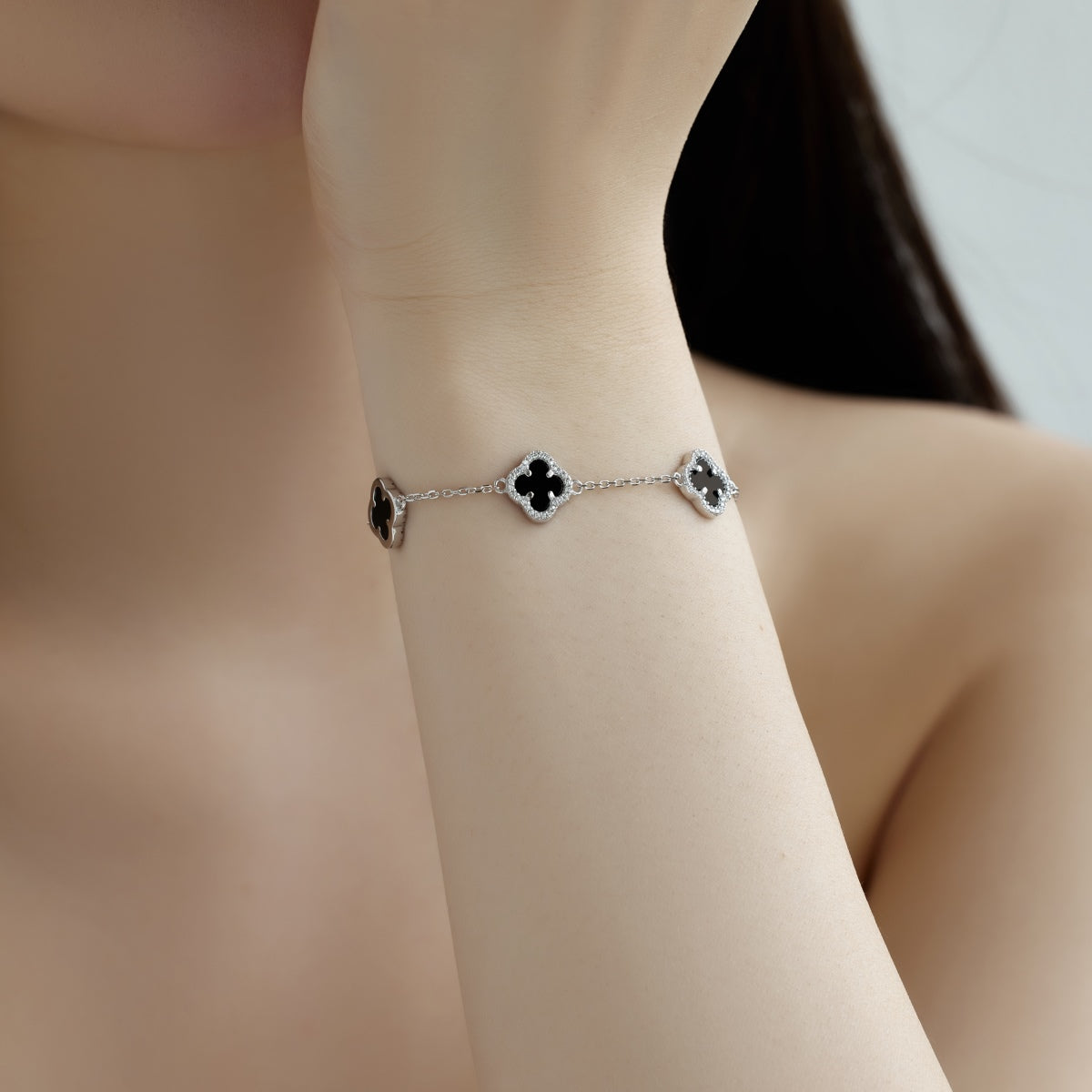 [Kincade Jewelrys]Four-Leaf Clover Exquisite Bracelet