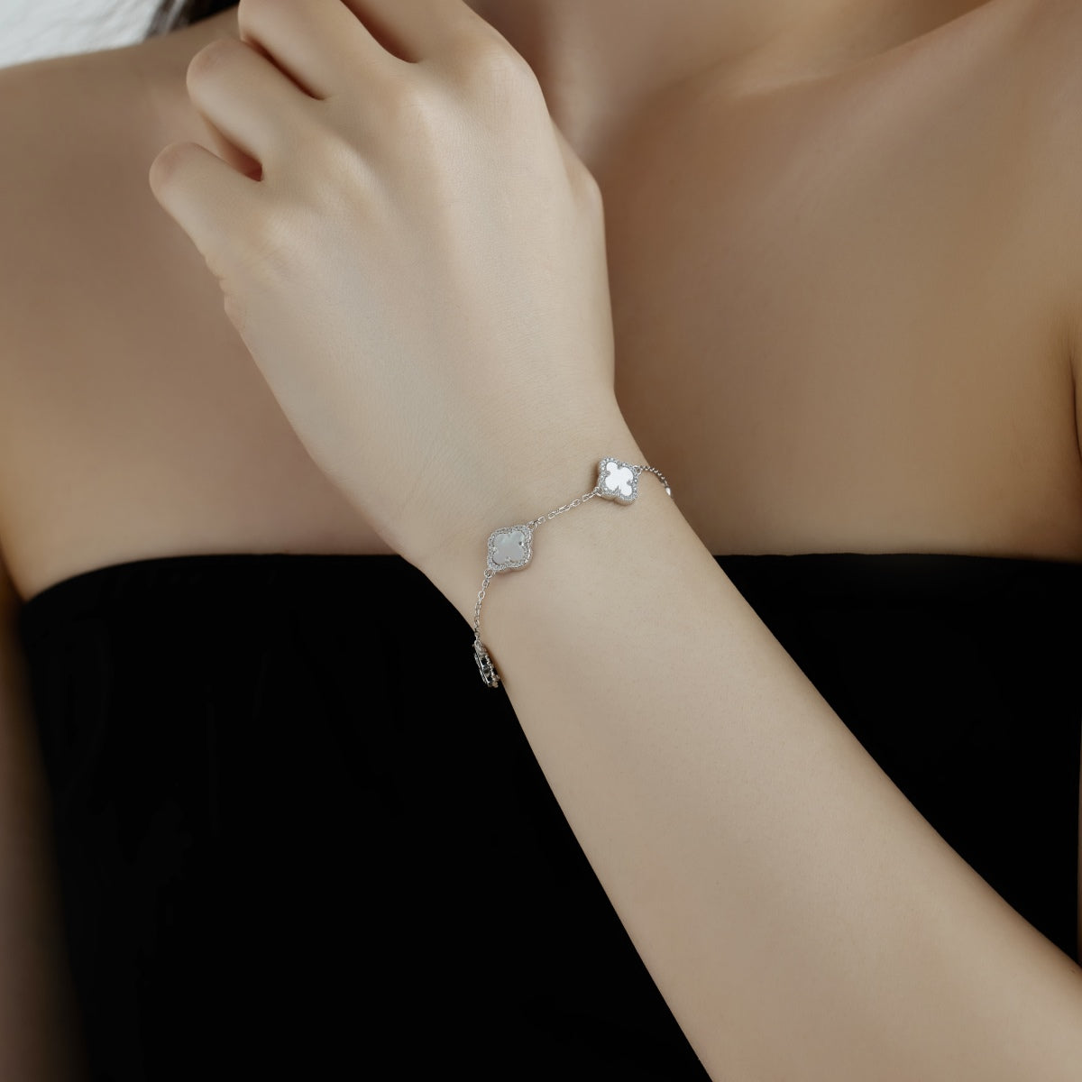 [Kincade Jewelrys]Four-Leaf Clover Exquisite Bracelet
