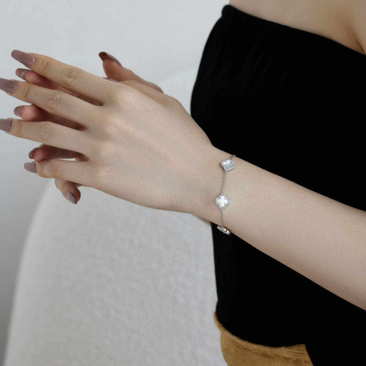 [Kincade Jewelrys]Four-Leaf Clover Exquisite Bracelet