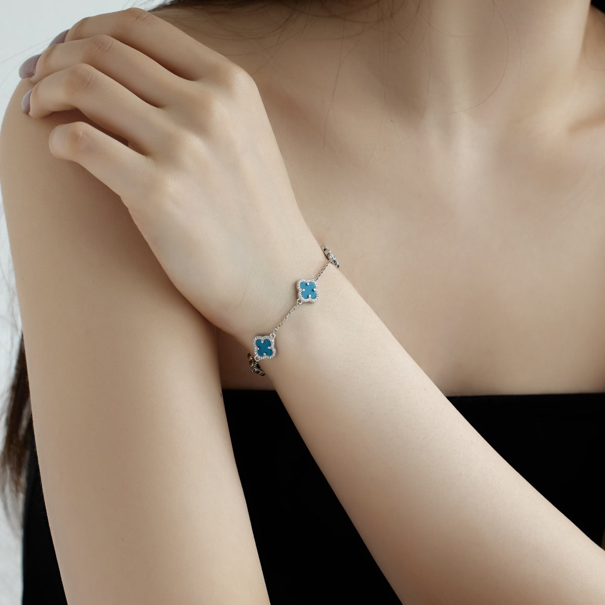 [Kincade Jewelrys]Four-Leaf Clover Exquisite Bracelet