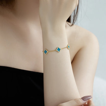 [Kincade Jewelrys]Four-Leaf Clover Exquisite Bracelet