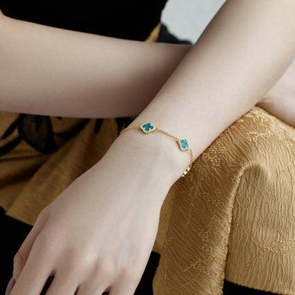 [Kincade Jewelrys]Four-Leaf Clover Exquisite Bracelet