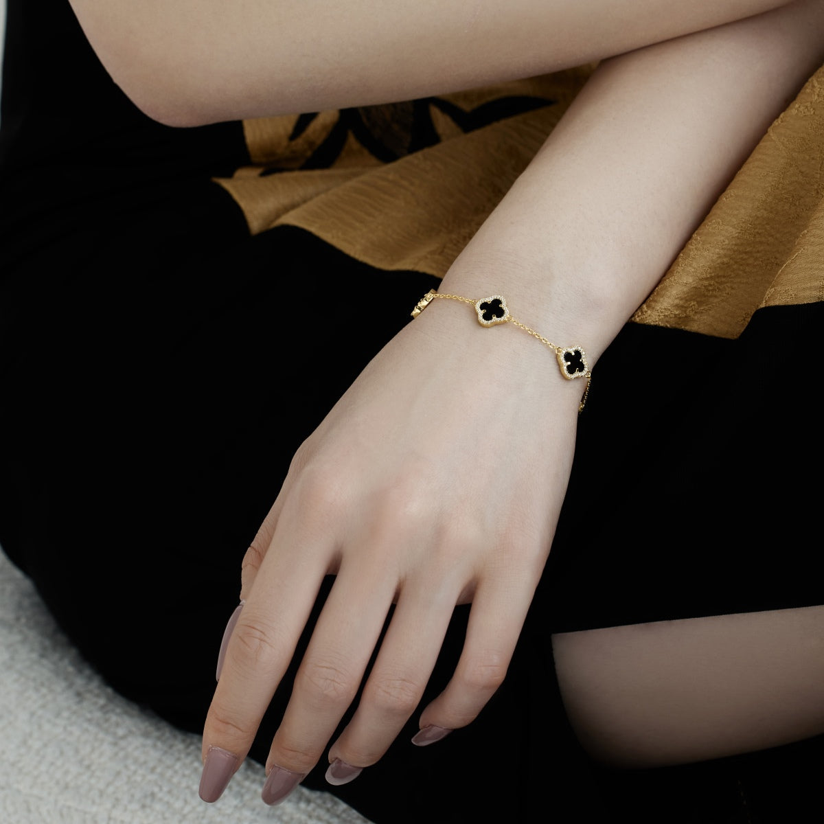 [Kincade Jewelrys]Four-Leaf Clover Exquisite Bracelet