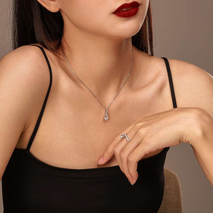 [Kincade Jewelrys]Delicate Water Drop Shape Fashion Necklace