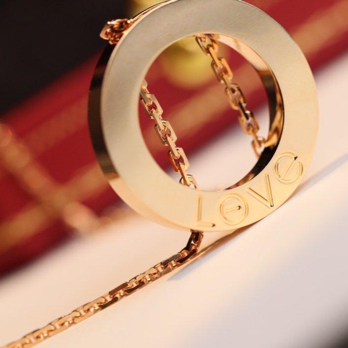 [Kincade Jewelrys]LOVE NECKLACE ADJUSTABLE ROSE GOLD