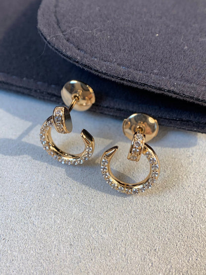 [Kincade Jewelrys]JUSTE EARRINGS GOLD DIAMONDS