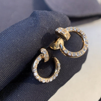 [Kincade Jewelrys]JUSTE EARRINGS GOLD DIAMONDS