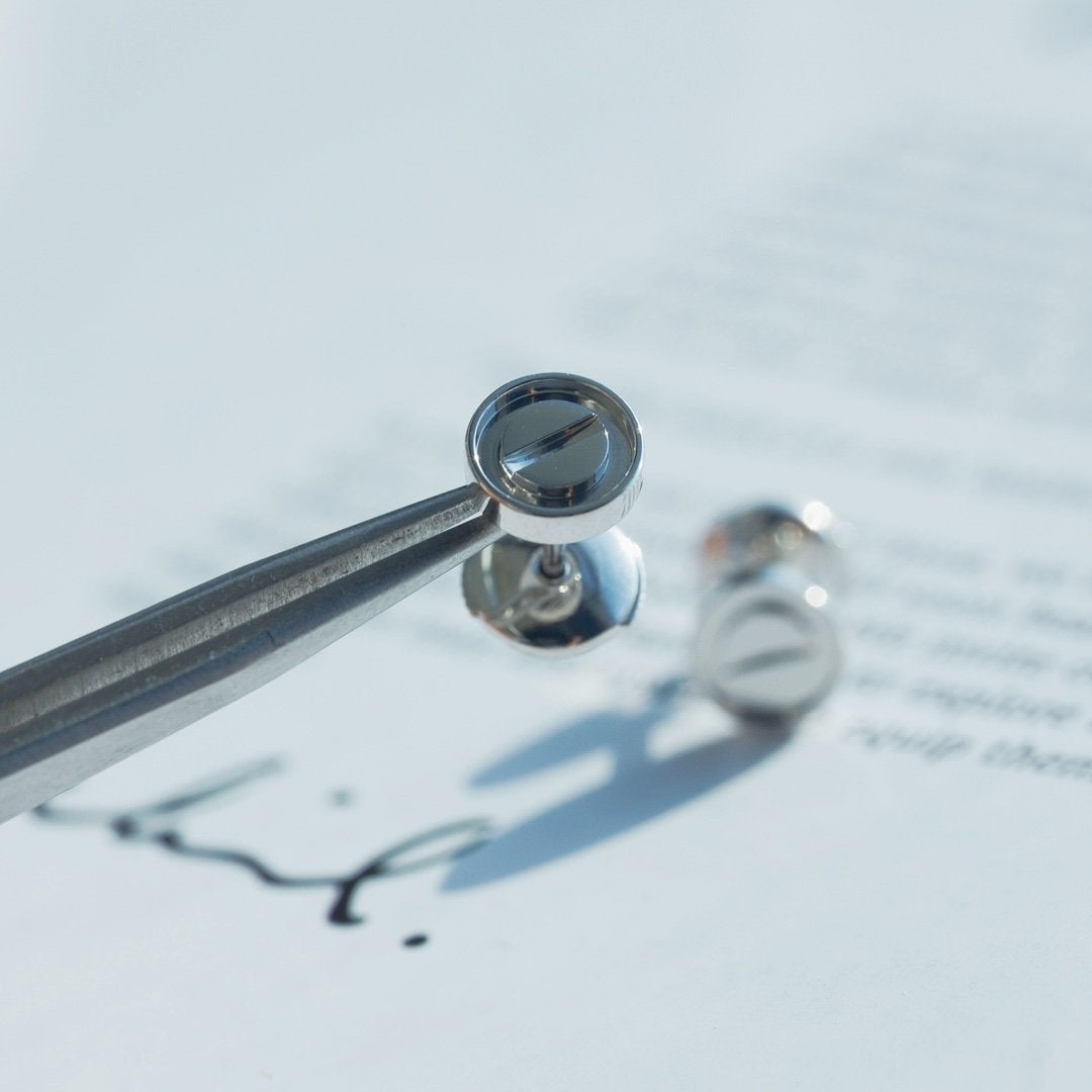 [Kincade Jewelrys]LOVE EARRINGS SILVER 10MM