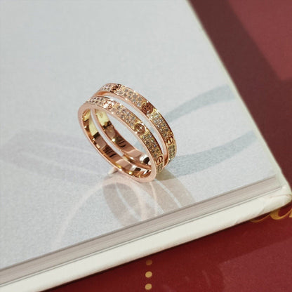 [Kincade Jewelrys]LOVE RING 2.65MM DIAMOND