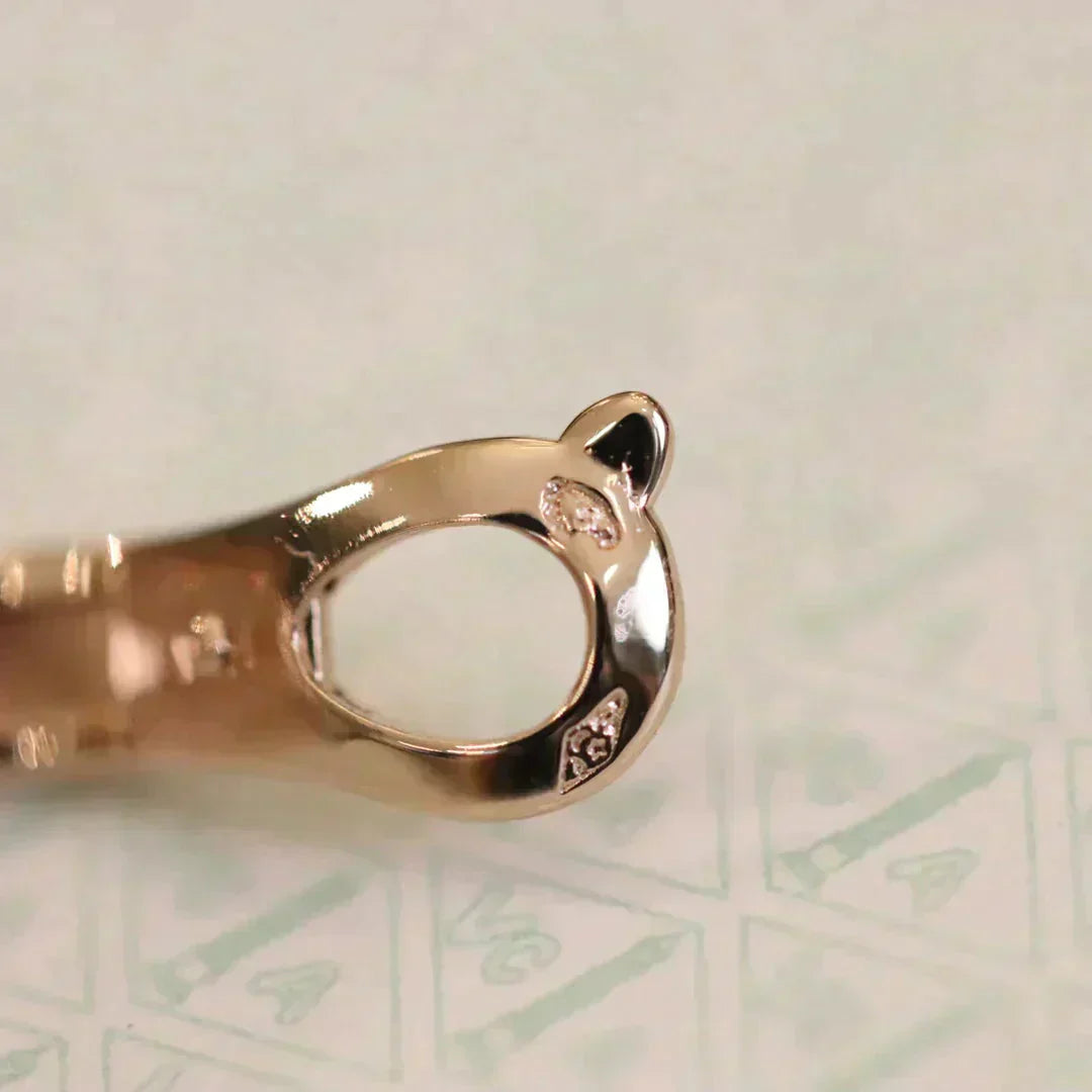 [Kincade Jewelrys]CLOVER MEDIUM 1 MOTIFS FUll DIAMOND EARRINGS