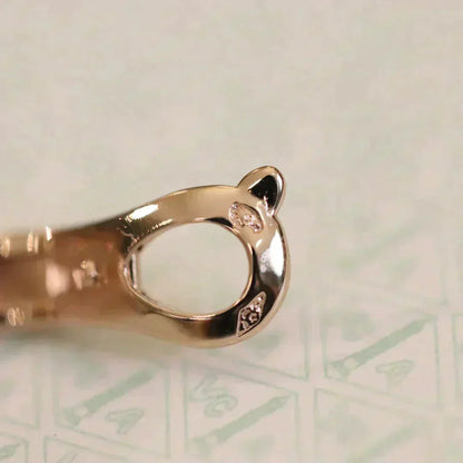 [Kincade Jewelrys]CLOVER MEDIUM 1 MOTIFS FUll DIAMOND EARRINGS