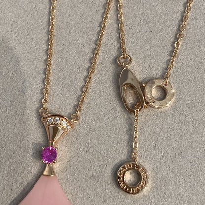 [Kincade Jewelrys]DREAM NECKLACE PINK OPAL