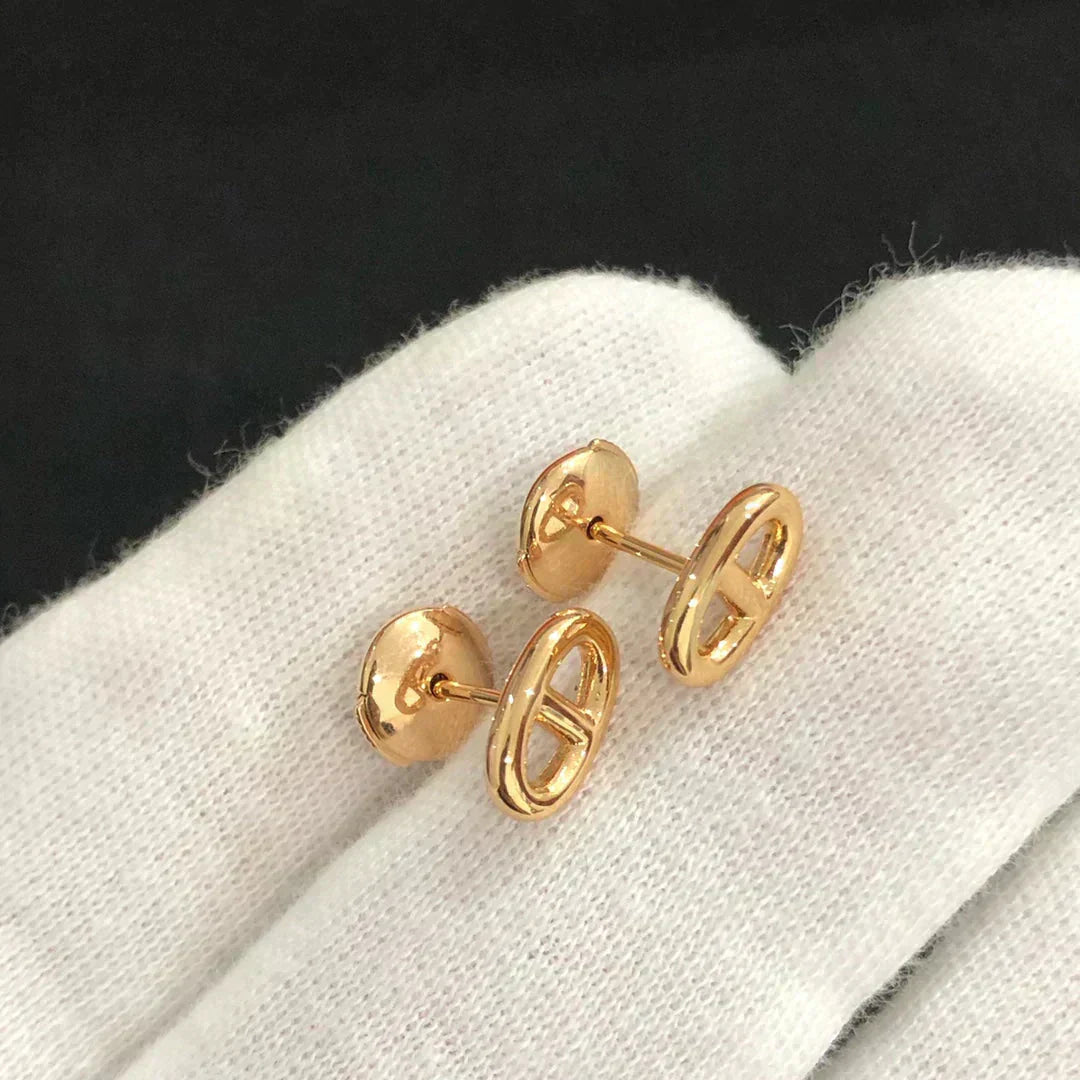 [Kincade Jewelrys]CHAINE SMALL EARRINGS GOLD AND SILVER