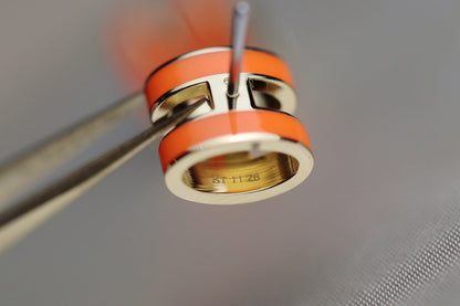 [Kincade Jewelrys]MINI POP H EARRINGS ORANGE