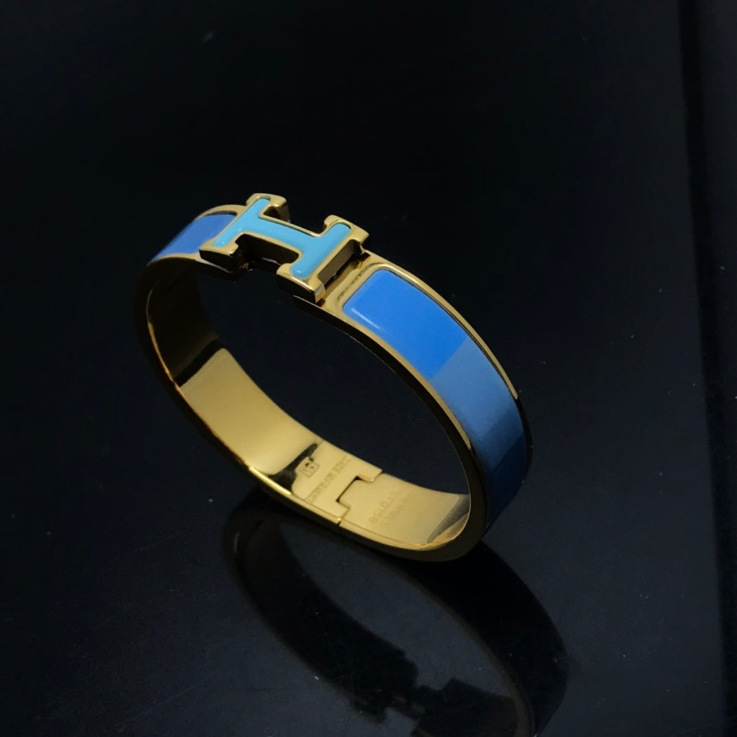 [Kincade Jewelrys]H BRACELET BLUE RAINBOW CERAMIC
