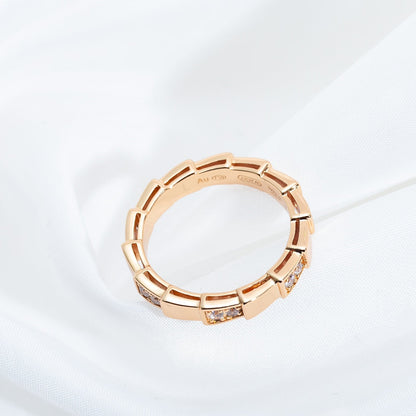 [Kincade Jewelrys]SERPENTI RING PINK GOLD  3MM