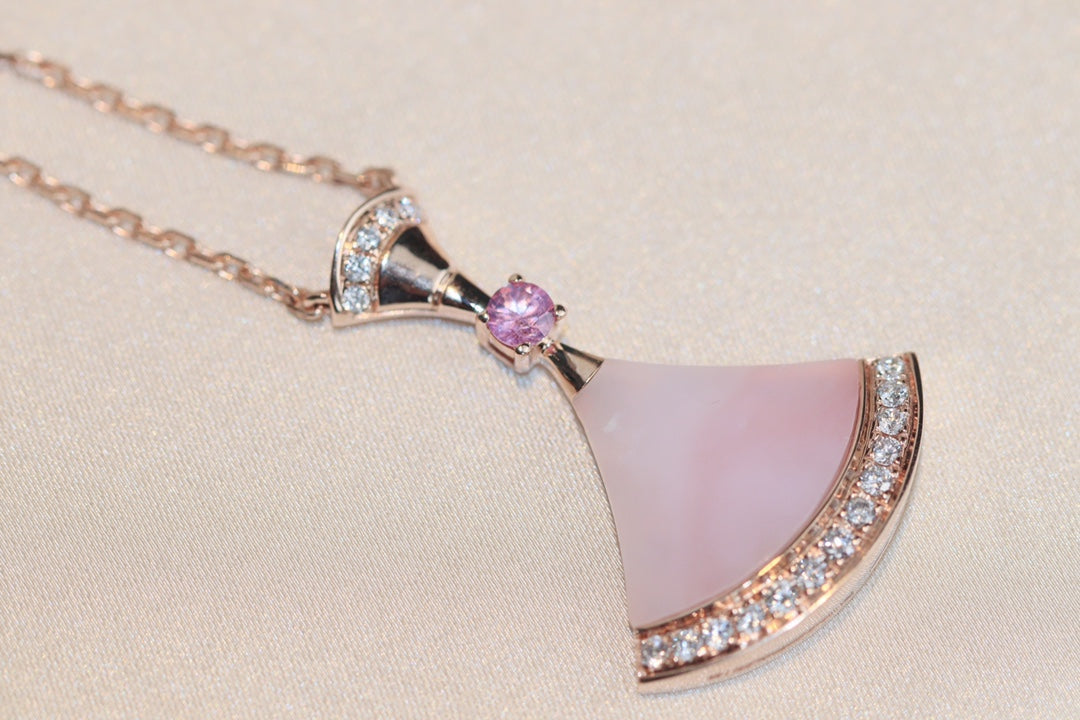 [Kincade Jewelrys]DREAM NECKLACE PINK MOP DIAMOND