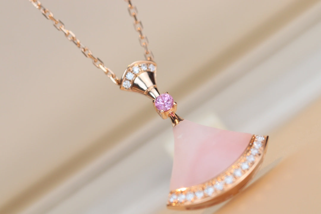 [Kincade Jewelrys]DREAM NECKLACE PINK MOP DIAMOND