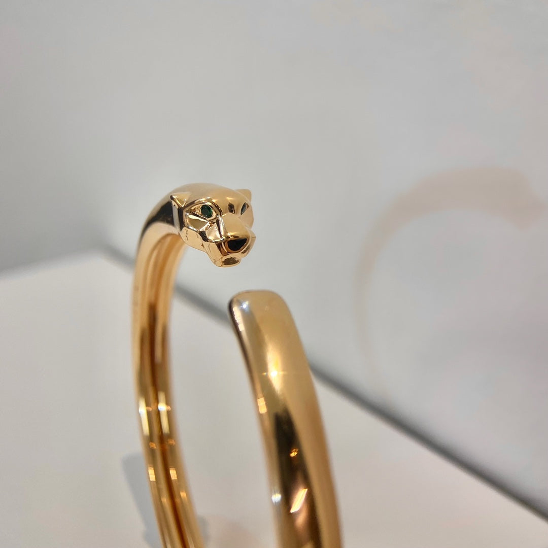 [Kincade Jewelrys]PANTHERE GOLD OPEN BRACELET