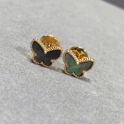 [Kincade Jewelrys]BUTTERFLY DARK MOP  EARRINGS
