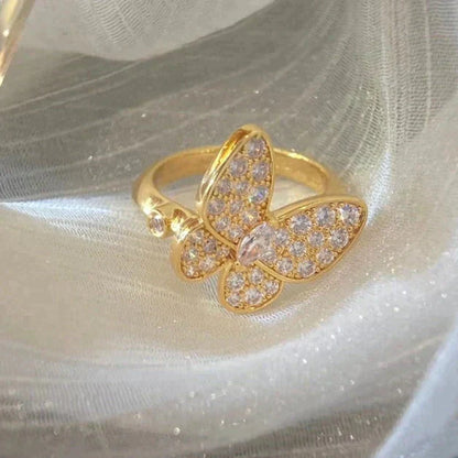 [Kincade Jewelrys]BUTTERFLY DIAMOND RING