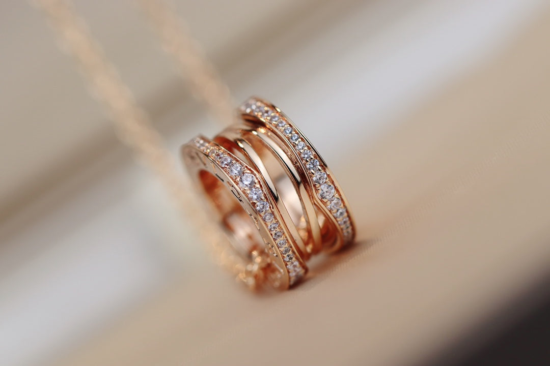 [Kincade Jewelrys]ZERO 1 PINK GOLD NECKLACE