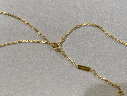 [Kincade Jewelrys]CLOVER 25MM NECKLACE GOLD CARNELIAN