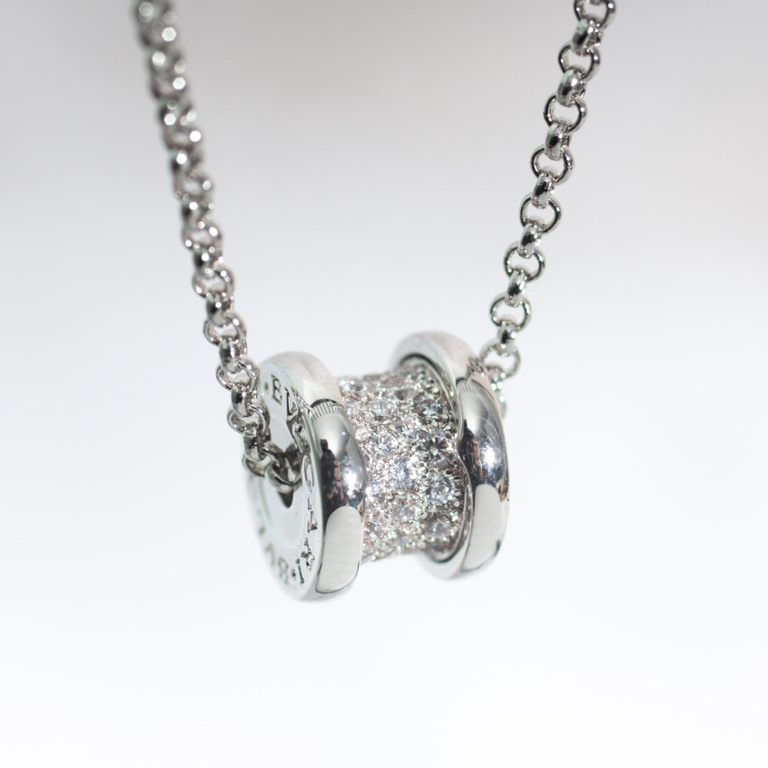 [Kincade Jewelrys]ZERO 1 SILVER DIAMOND NECKLACE