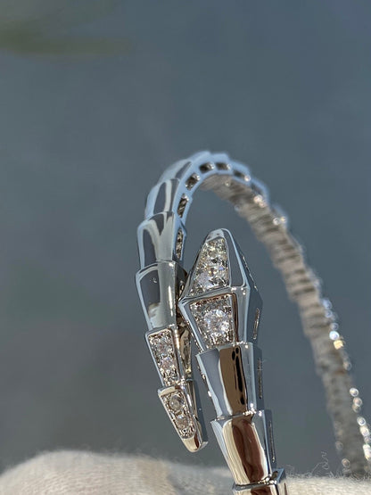 [Kincade Jewelrys]SERPENTI BRACELET DIAMONDS SILVER