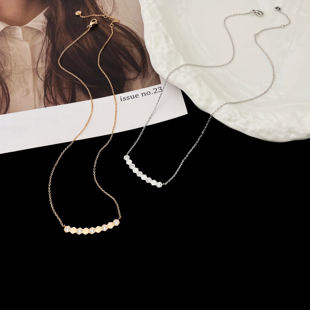 [Kincade Jewelrys]BEE MY LOVE DIAMOND NECKLACE