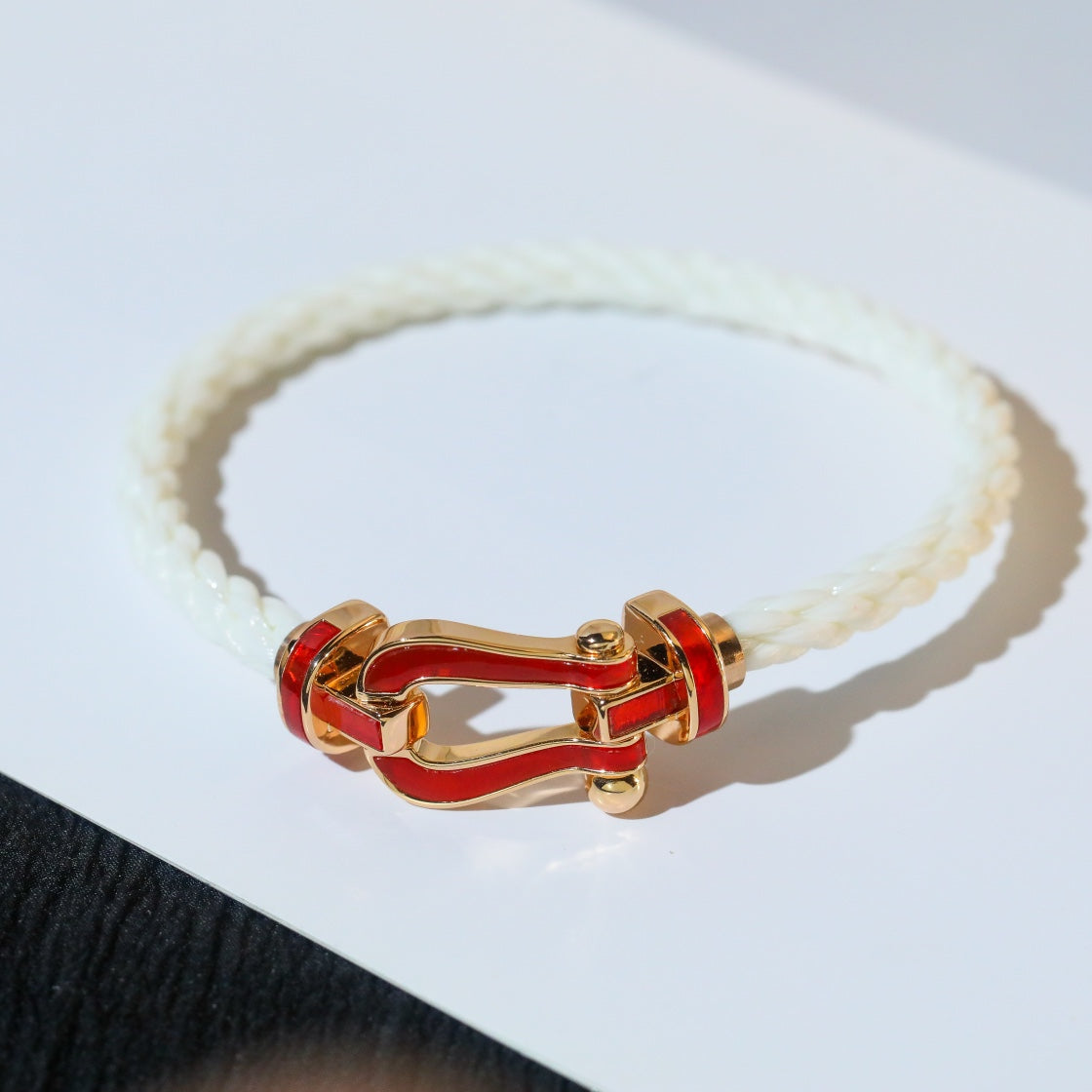 [Kincade Jewelrys]FORCE 10 WHITE TEXTILE DIAMOND PAVED