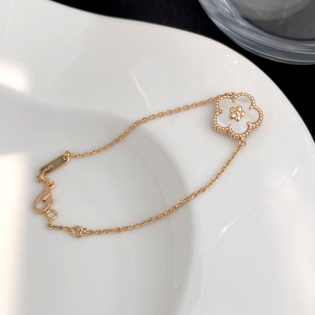 [Kincade Jewelrys]LUCKY SPRING ROSE GOLD MOP BRACELET