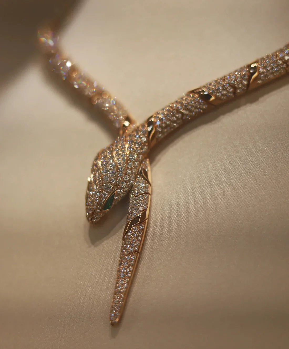 [Kincade Jewelry]HAUTE COUTURE GOLD SERPENTI NECKLACE