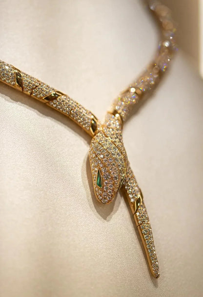 [Kincade Jewelry]HAUTE COUTURE GOLD SERPENTI NECKLACE