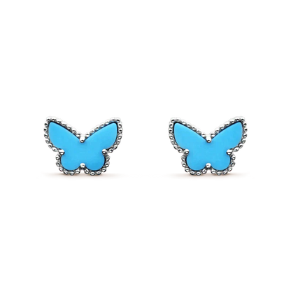 [Kincade Jewelrys]BUTTERFLY TURQUOISE EARRINGS SILVER