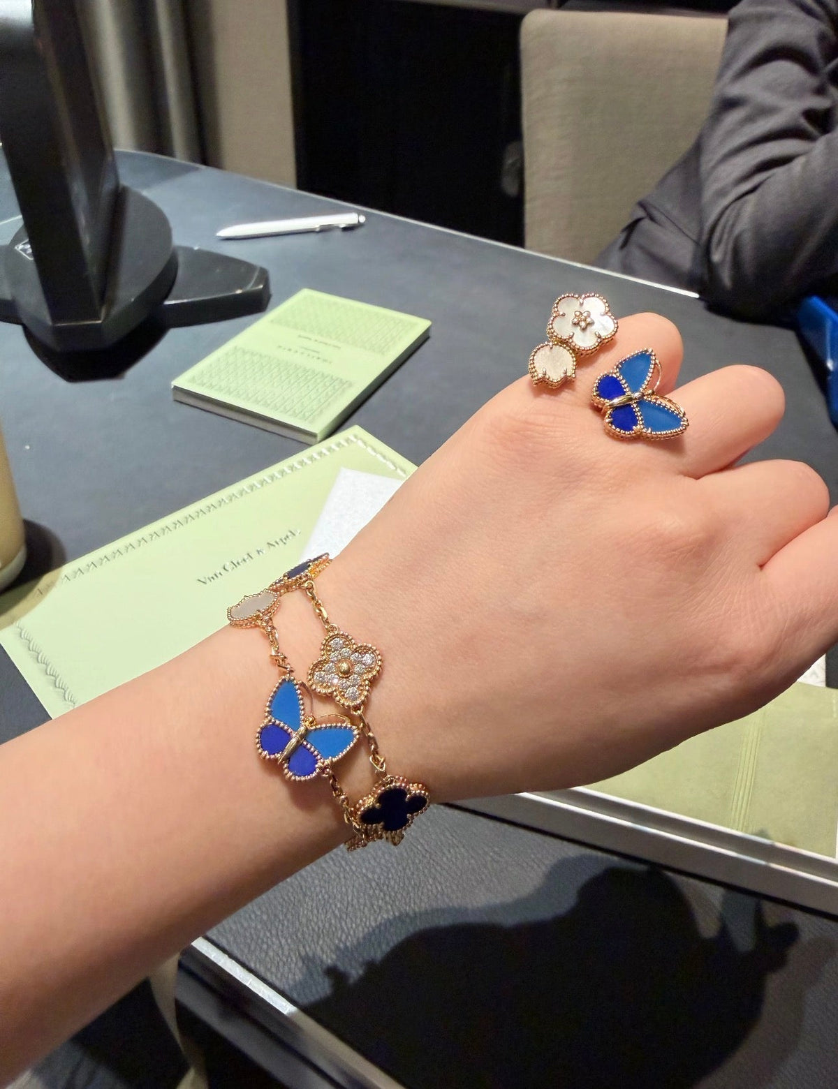 [Kincade]ラッキー3モチーフ ゴールドリング