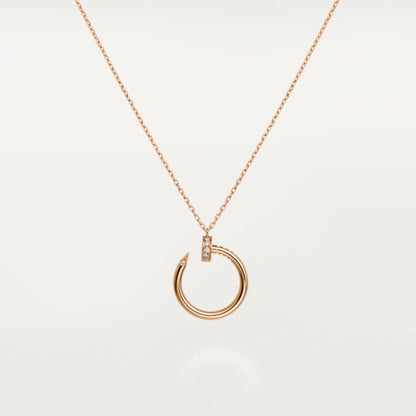 [Kincade Jewelrys]JUSTE NECKLACE PINK GOLD