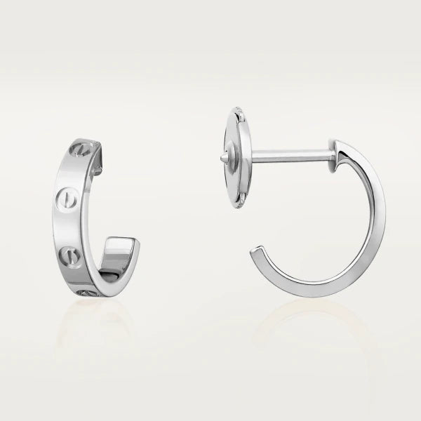 [Kincade Jewelrys]LOVE EARRINGS 2.65MM SILVER