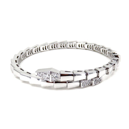 [Kincade Jewelrys]SERPENTI BRACELET DIAMONDS SILVER