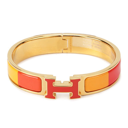 [Kincade Jewelrys]H BRACELET ORANGE RAINBOW CERAMIC