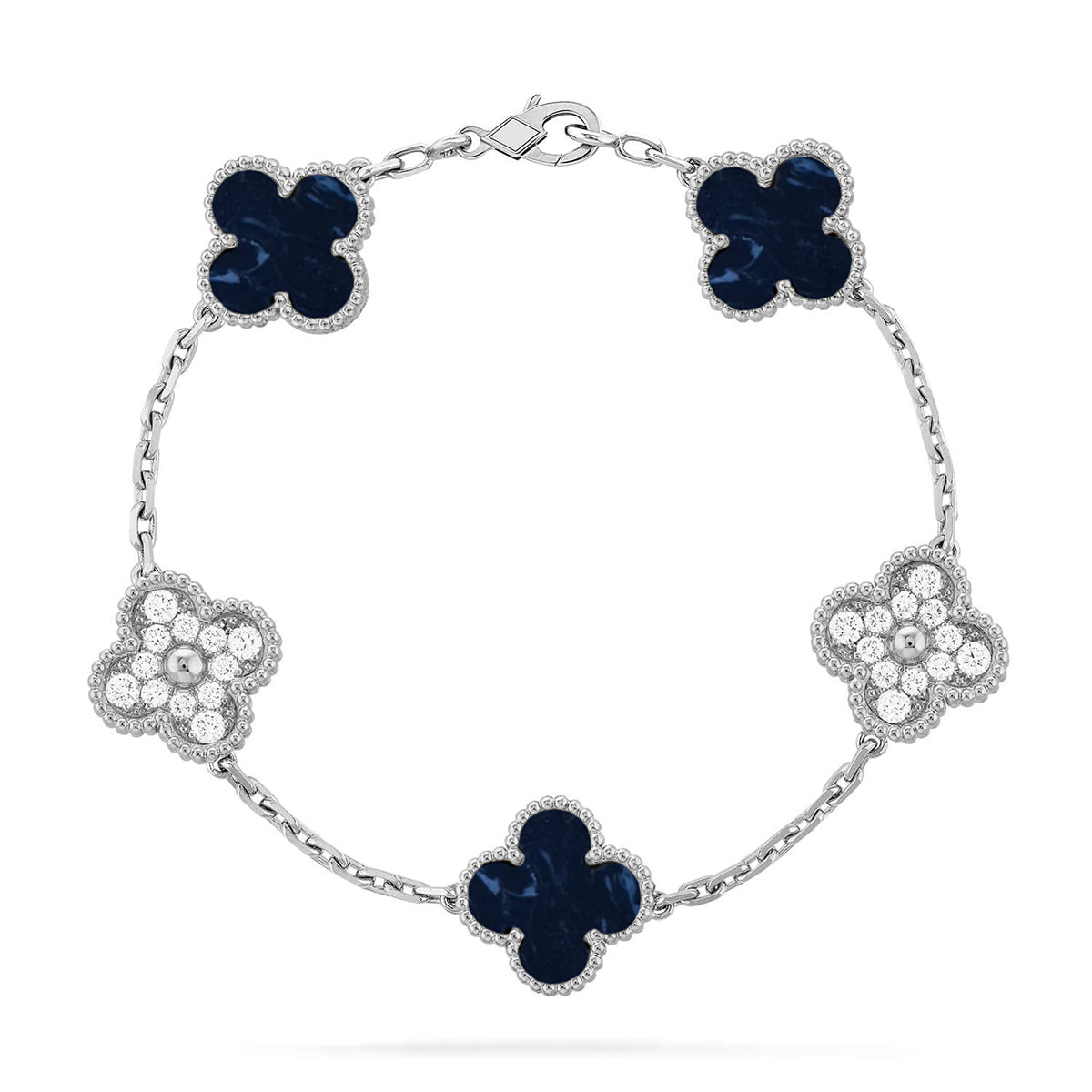 [Kincade]CLOVER 5 MOTIF PIETERSITE BRACELET COLLECTION