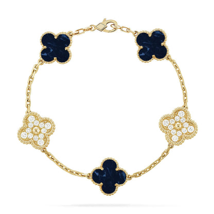 [Kincade]CLOVER 5 MOTIF PIETERSITE BRACELET COLLECTION