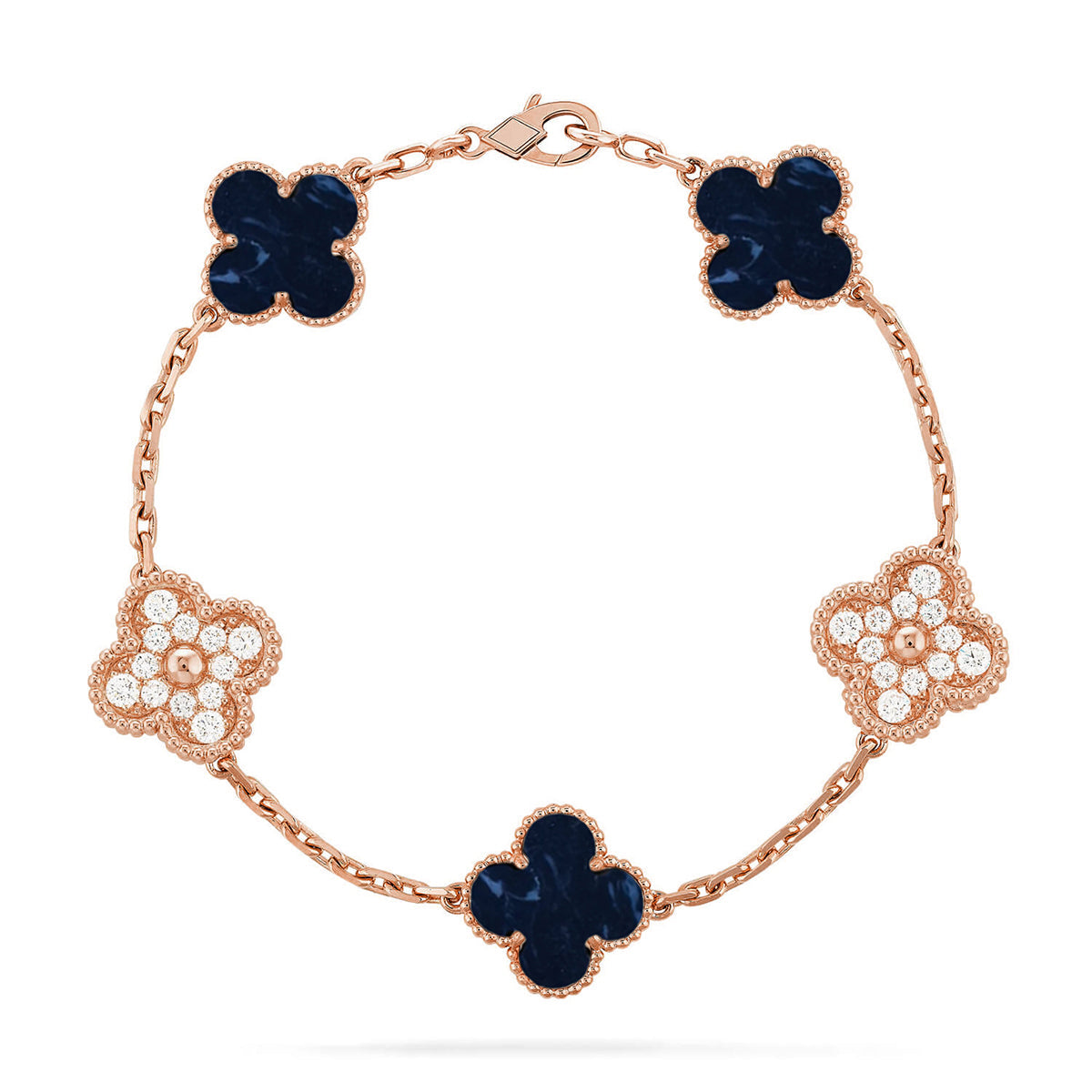 [Kincade]CLOVER 5 MOTIF PIETERSITE BRACELET COLLECTION