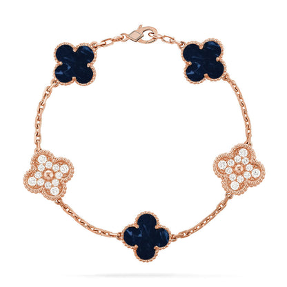 [Kincade]CLOVER 5 MOTIF PIETERSITE BRACELET COLLECTION