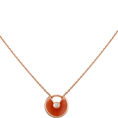 [Kincade Jewelrys]AMULETTE GOLD CARNELIAN ONYX NECKLACE