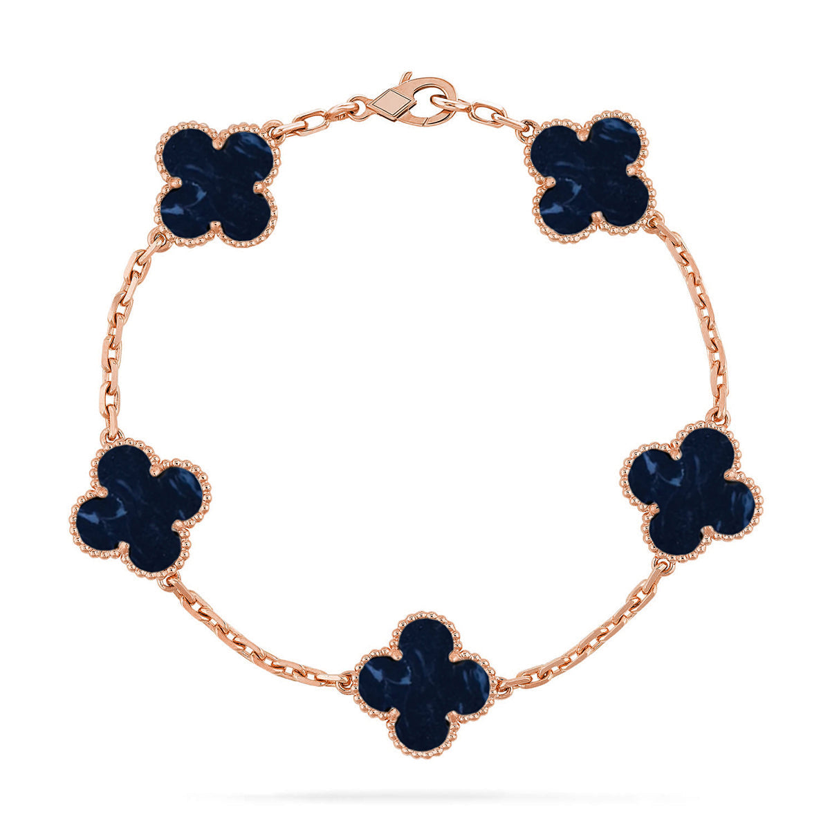[Kincade]CLOVER 5 MOTIF PIETERSITE BRACELET COLLECTION