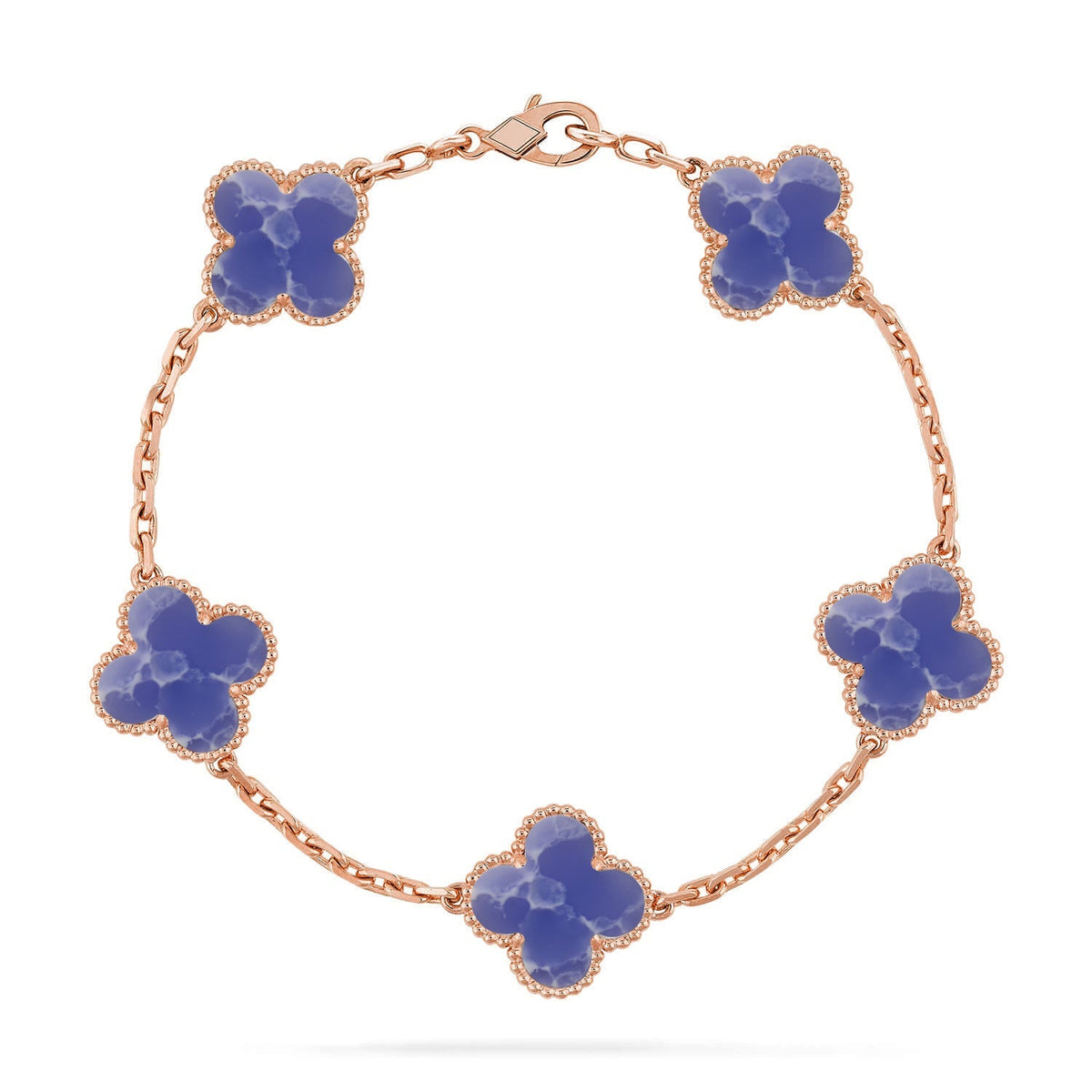 [Kincade] COLECCIÓN DE PULSERAS CLOVER DE 5 MOTIVOS VENAS AZULES