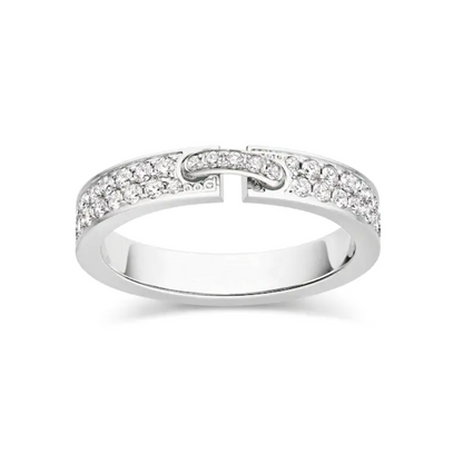 [Kincade Jewelrys]ALLIANCE LIENS VIDENCE PAVED DIAMOND 4MM RING
